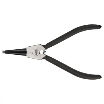   NEO Clește pentru inele de siguranță 150mm, drept extern, CrMo, 10-25mm, diametru vârf 1,5-2,0mm (01-085)