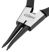 NEO Clește pentru inele de siguranță 180mm, drept extern, CrMo, 10-25mm, diametru vârf 1,5-2,0mm (01-087)