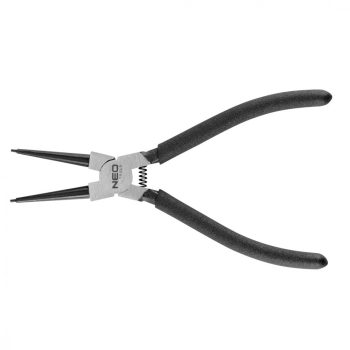   NEO Clește pentru inele de siguranță 180mm, drept intern, CrMo, 10-25mm, diametru vârf 1,5-2,0mm (01-088)
