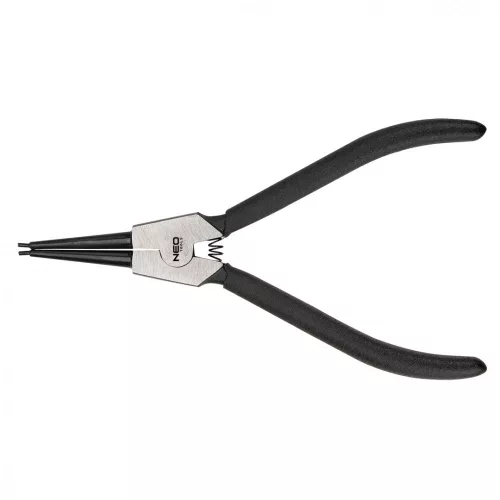 NEO Clește pentru inele de siguranță 230mm, drept extern, CrMo, 10-25mm, diametru vârf 1,5-2,0mm (01-089)