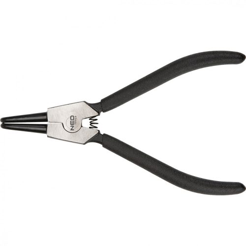 NEO Clește pentru inele de siguranță 220mm, drept extern, curbat, CrV (01-093)