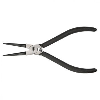   NEO Clește pentru inele de siguranță 220mm, drept intern, curbat, CrMo, 40 - 100mm, diametru vârf 2,5 - 3,0mm (01-096)