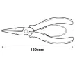 NEO Clește cu vârf plat 130mm (01-105)