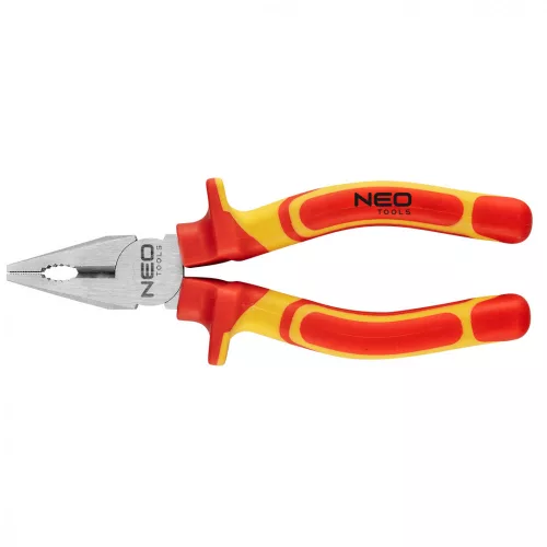 NEO Clește combinat 1000V, izolat, 160mm (6"), CrV, lustruit (01-220)