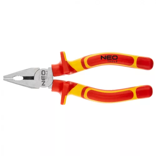 NEO Clește combinat 1000V, izolat, 180mm (CrV, lustruit) (01-221)