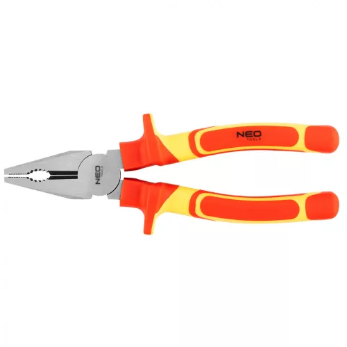 NEO Clește combinat 1000V, izolat, 200mm (8"), CrV, lustruit (01-222)