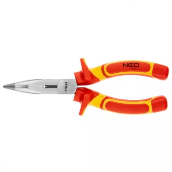   NEO Clește cu vârf curbat 1000V, izolat, 180mm (7"), CrV, lustruit (01-228)