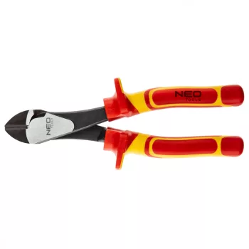   NEO Clește cu cap mare pentru tăiat laterale, izolat, 1000V, 180mm (7"), crv, lustruit (01-231)