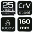 NEO Clește tăietor de cablu 1000V, izolat, 160mm (6"), CrV (01-233)