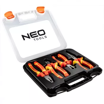 NEO Set unelte 1000V, izolate, 4 bucăți (01-236)