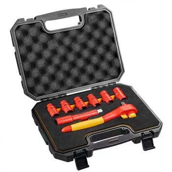   NEO Set de chei, 1/2", 1000V, izolate 8 bucăți (01-307)