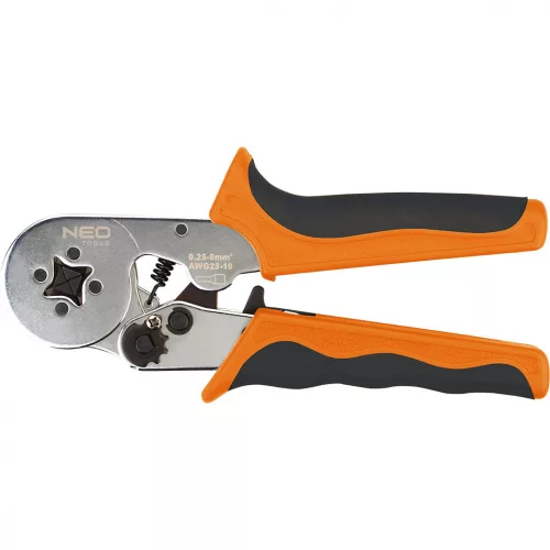 NEO CĂLCĂTOR CRIMPARE, clește terminale cablu 0,25 - 6mm2 (01-507)