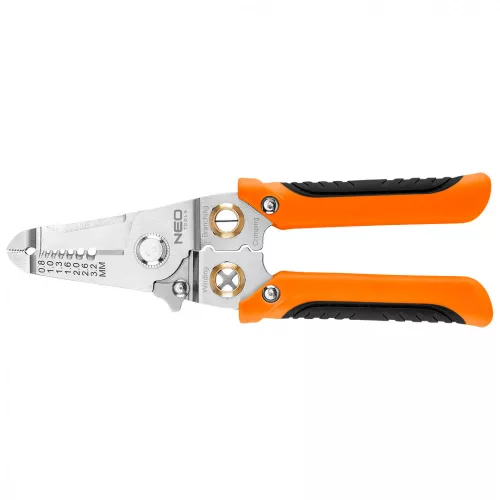 NEO CĂLCĂTOR CRIMPARE, clește pentru terminale cablu, 6 în 1, 0,8-3,2mm (01-549)