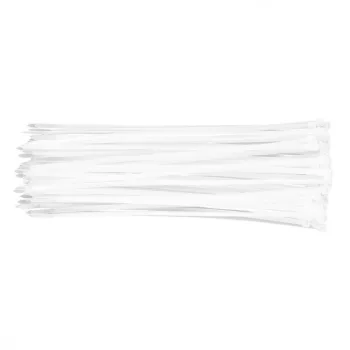   NEO LEGATURI CABLU, bandă rapidă, 4,8mm x 300mm, alb, 75buc (01-609)