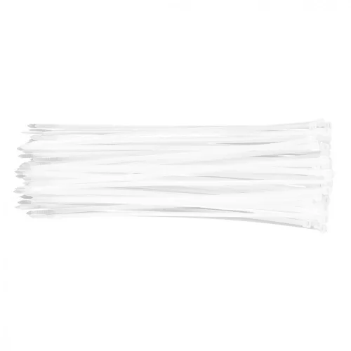 NEO LEGATURI CABLU, bandă rapidă, 4,8mm x 300mm, alb, 75buc (01-609)
