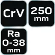 NEO Clește de apă 250mm, 0-38mm (02-412)