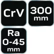 NEO Clește de apă 300mm, 0-45mm (02-413)