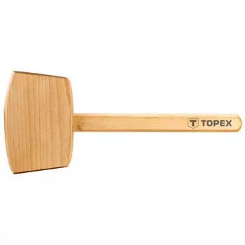 TOPEX CIOCAN DIN LEMN 500g PLAT (02A050)