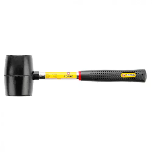 TOPEX CIOCAN DE CAUCIUC 60MM 450g cu mâner metalic (02A305)