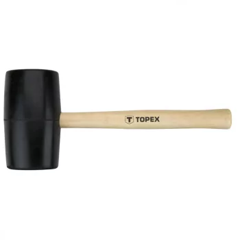   TOPEX Ciocan de cauciuc 72mm/900g, mâner din lemn dur (02A347)