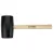 TOPEX Ciocan de cauciuc 72mm/900g, mâner din lemn dur (02A347)