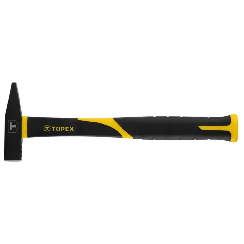 TOPEX Ciocan General 200g, mâner din fibră de sticlă, manșon din cauciuc (02A832)