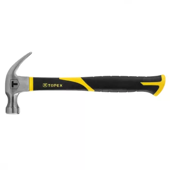   TOPEX Ciocan de scoatere a cuielor 450g, din fibră de sticlă, mâner din cauciuc (02A850)