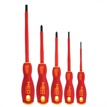 NEO Set de șurubelnițe 5buc, 1000V, izolate (04-220)