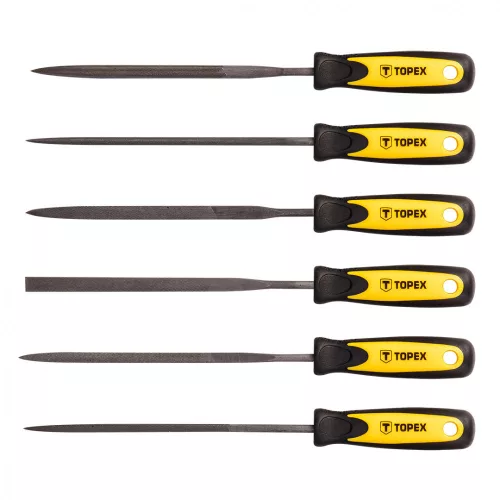 TOPEX Set de fișe cu ac 6 piese (3x140mm) (06A010)