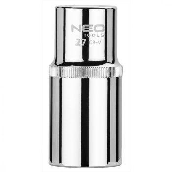   Cheie cu tub NEO 27mm, 1/2", lungă, 6 puncte, SUPERLOCK (08-049)