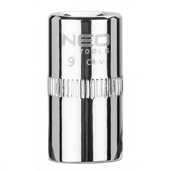   NEO Cheie tubulară 9mm, 1/4", cu 6 laturi, SUPERLOCK (08-227)