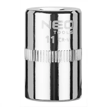   NEO Cheie tubulară 11mm, 1/4", hexagonală, SUPERLOCK (08-229)