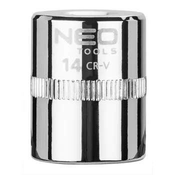   NEO Cheie tubulară 14mm, 1/4", hexagonală, SUPERLOCK (08-232)