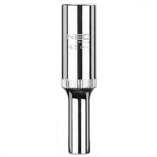 NEO Cheie tubulară 4.5mm, 1/4", lungă, hexagonală, SUPERLOCK (08-236)