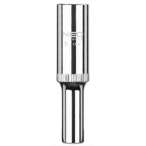 NEO Cheie tubulară 5mm, 1/4", lungă, cu 6 laturi, SUPERLOCK (08-237)