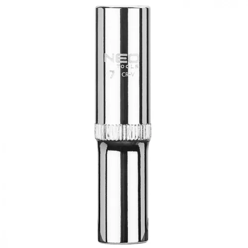 NEO Cheie tubulară 7mm, 1/4", lungă, cu 6 laturi, SUPERLOCK (08-240)