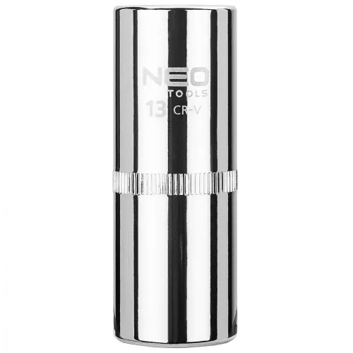 NEO Cheie tubulară 13mm, 1/4", lungă, hexagonală, SUPERLOCK (08-246)