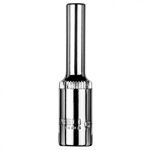 NEO Cheie tubulară 4mm, 1/4", lungă, hexagonală (08-487)