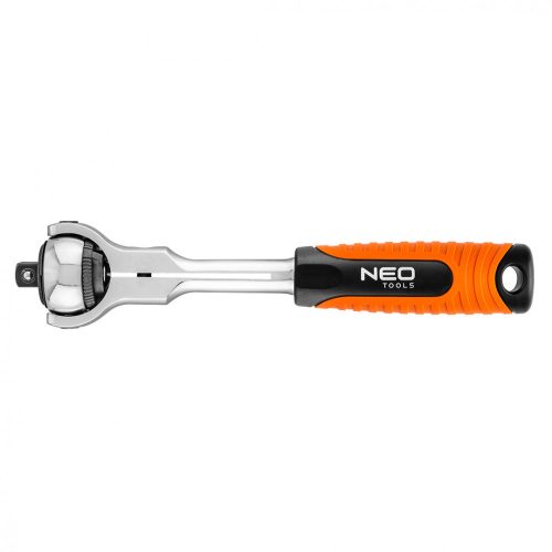 NEO Cheie cu clichet 3/8", cu cap rotativ 360°, 72 de dinți (08-543)