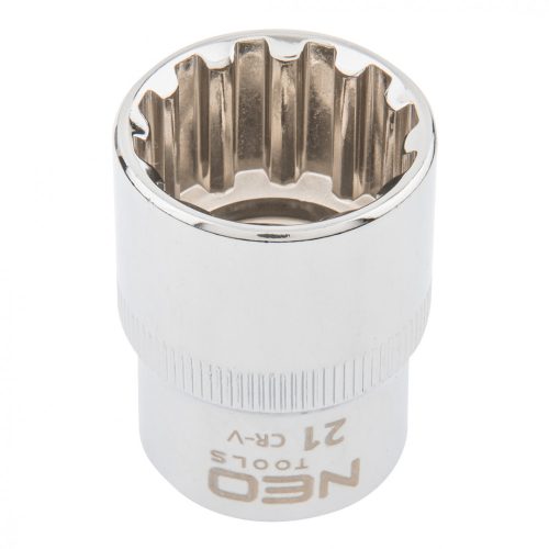 Cheie cu tub NEO 21mm, 1/2", SPLINE (08-593)
