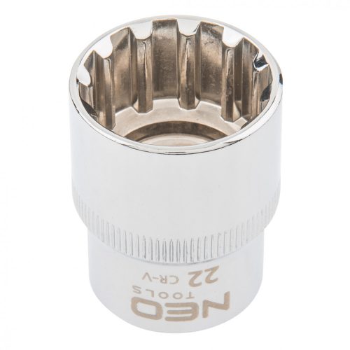 Cheie cu tub NEO 22mm, 1/2", SPLINE (08-594)