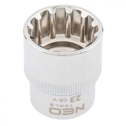Cheie cu tub NEO 23mm, 1/2", SPLINE (08-595)