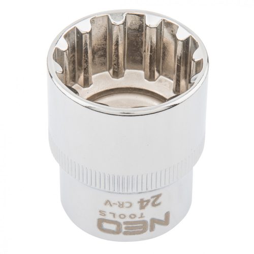 Cheie cu tub NEO 24mm, 1/2", SPLINE (08-596)