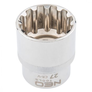 Cheie cu tub NEO 27mm, 1/2", SPLINE (08-597)