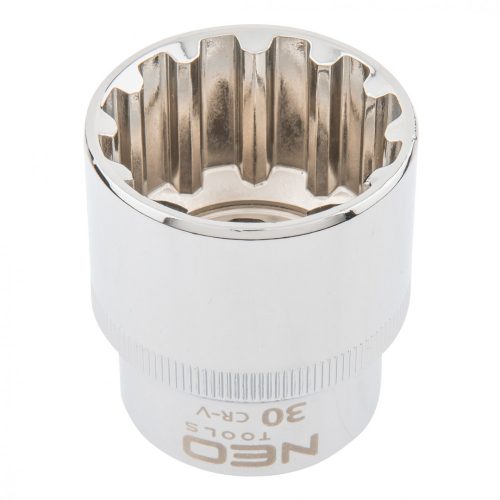 Cheie cu tub NEO 30mm, 1/2", SPLINE (08-598)
