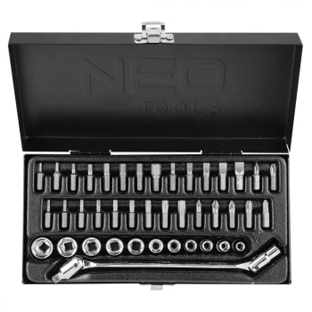   NEO Set de chei + set de biți 41 bucăți, 1/4" (08-603)