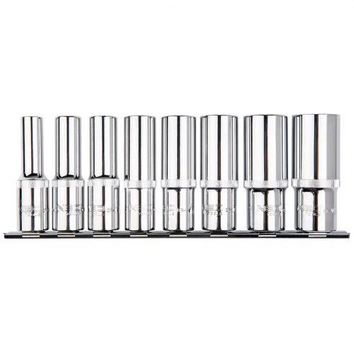 NEO Set de chei 8 bucăți 1/2" SPLINE lungi (08-650)