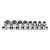 NEO Set de chei 8 bucăți 1/2" SPLINE (08-651)