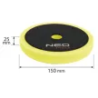 NEO Discuri de polizat, 150 x 150mm x 25mm, burete dur (08-980)