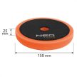 NEO Discuri de polizat, 150 x 150mm x 25mm, mediu (08-981)